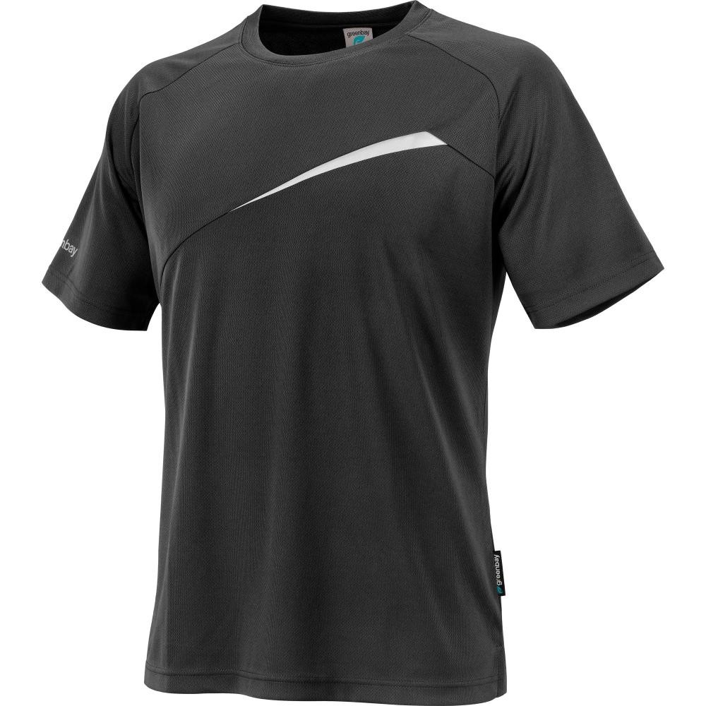 T-Shirt da Lavoro a Tessuto Tecnico Identity Neri 471120