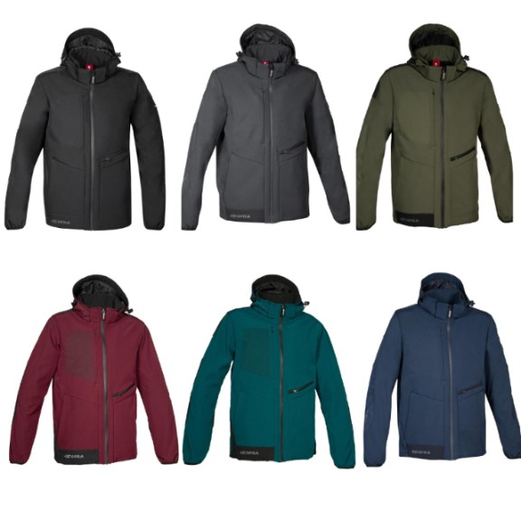 Giacca da Lavoro Cofra Multitasche Stretch Idropellente Softshell Elkton V732