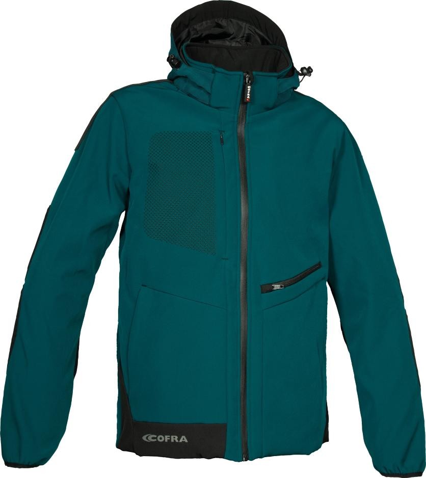 Giacca da Lavoro Cofra Multitasche Stretch Idropellente Softshell Elkton V732