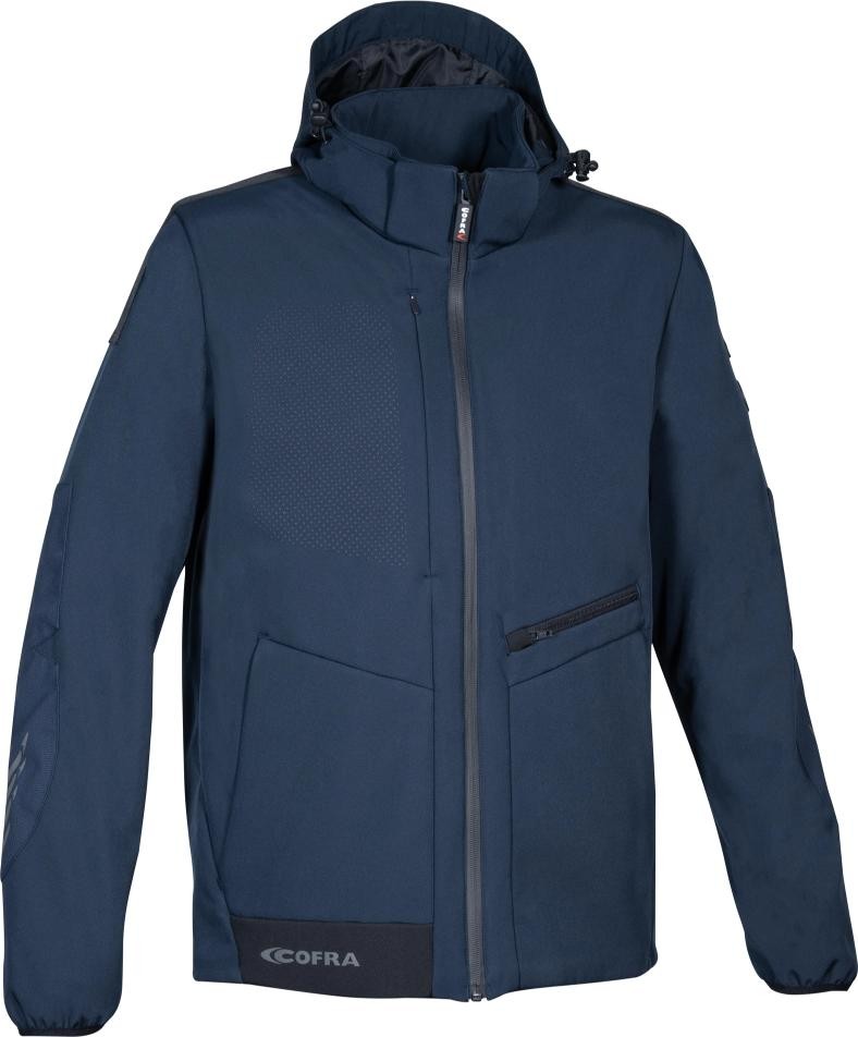Giacca da Lavoro Cofra Multitasche Stretch Idropellente Softshell Elkton V732