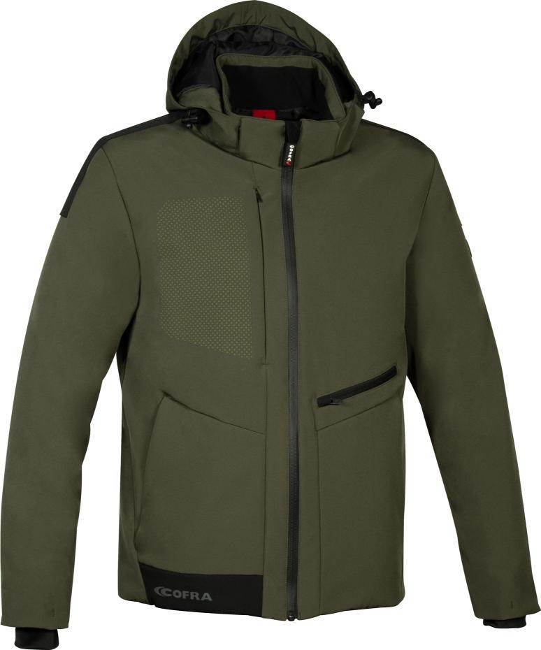 Giacca da Lavoro Cofra Multitasche Imbottita Idropellente Softshell Owerton V742