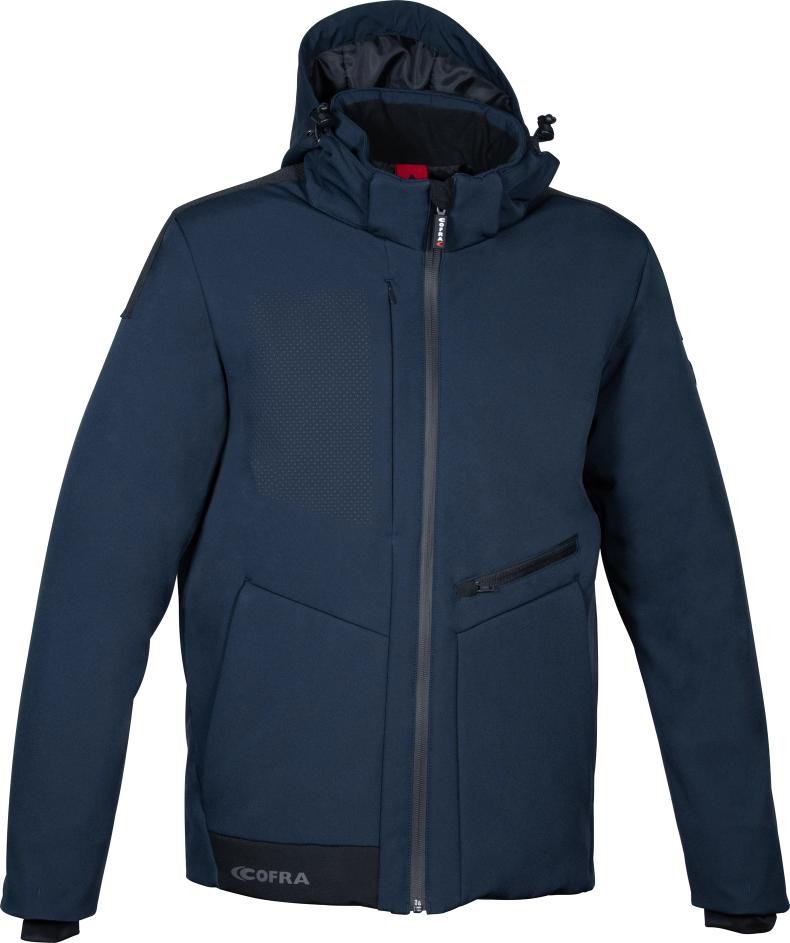 Giacca da Lavoro Cofra Multitasche Imbottita Idropellente Softshell Owerton V742