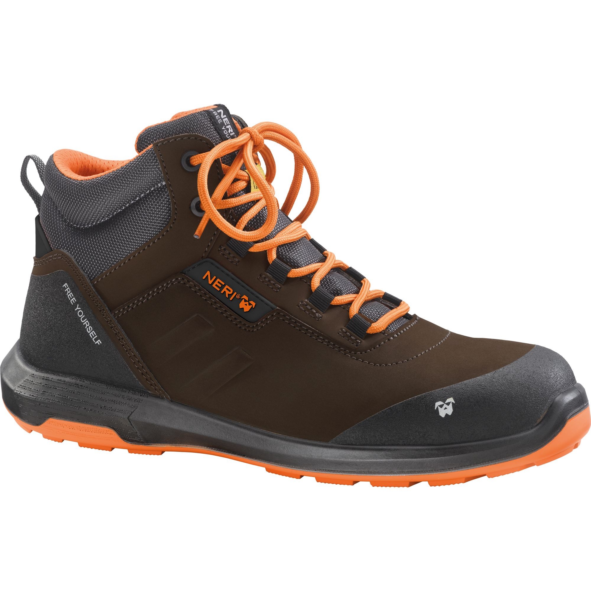 Scarpe Antinfortunistiche Protettive Alte in Pelle Nabuk S3 SRC ESD 515603 Neri