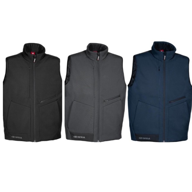 Gilet da Lavoro Imbottito Idropellente Softshell Wycross Cofra V743