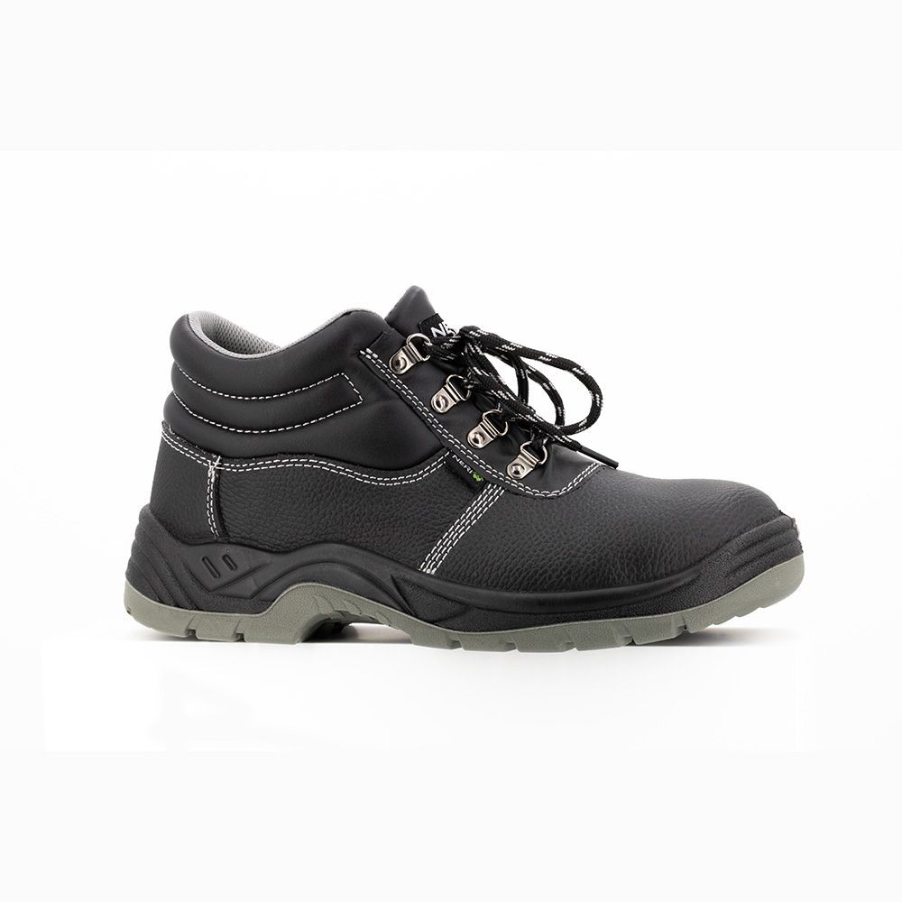 Scarpe Antinfortunistiche Protettive Alte in Pelle Bovina Idrorepellente S3 SRC 515605 Neri