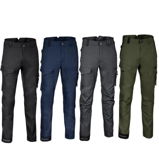 Pantaloni da Lavoro Cofra Multitasche Stretch Samish V745