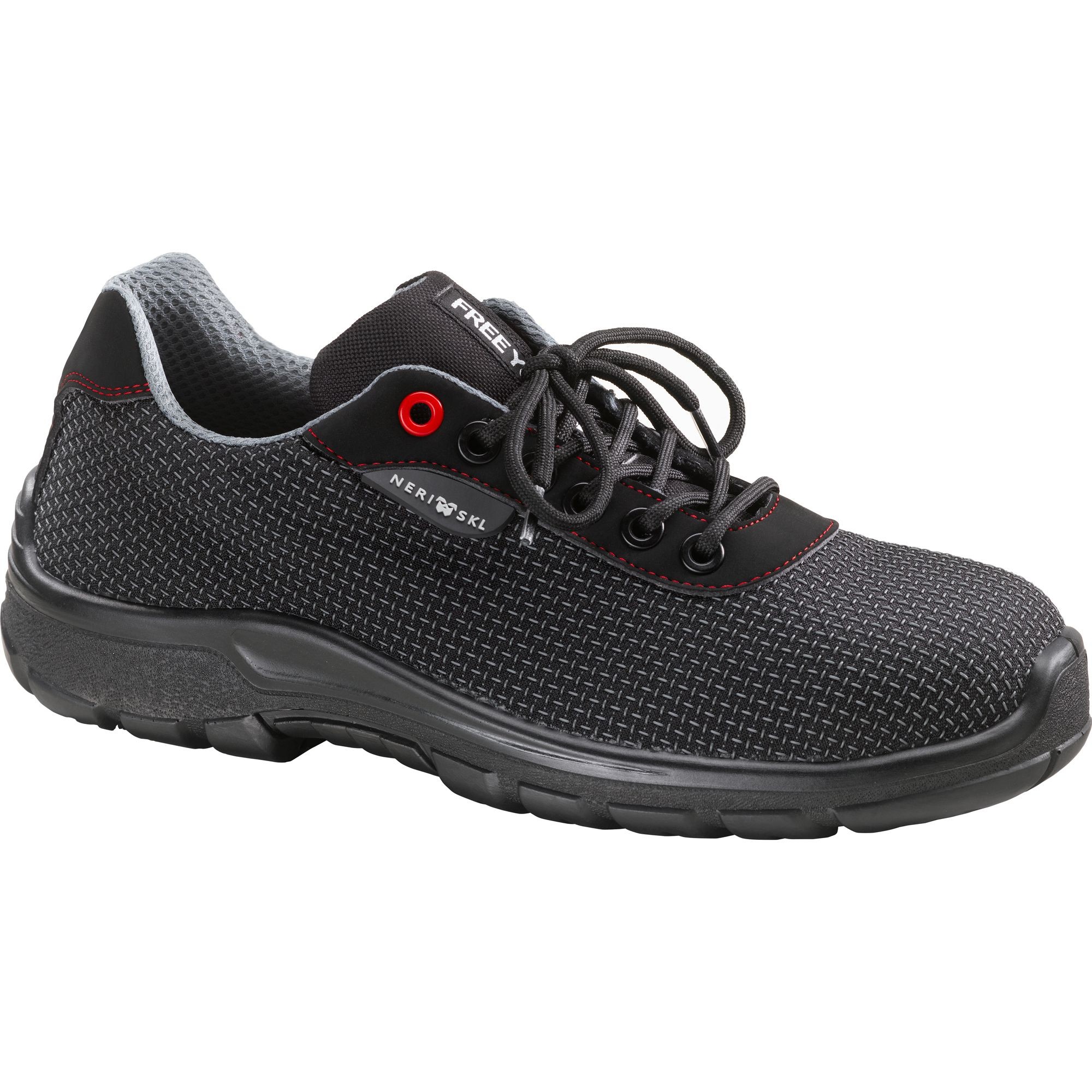 Scarpe Antinfortunistiche Basse Protettive in Tessuto Tecnico ad Alta Tenacità Indemagliabile S3 SRC 510131 Neri