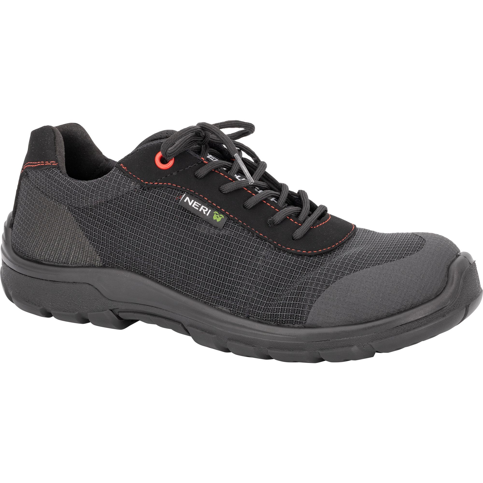 Scarpe Antinfortunistiche Protettive Basse S1P in Rete Tecnica ad Alta Tenacità Indemagliabile 510132 Neri