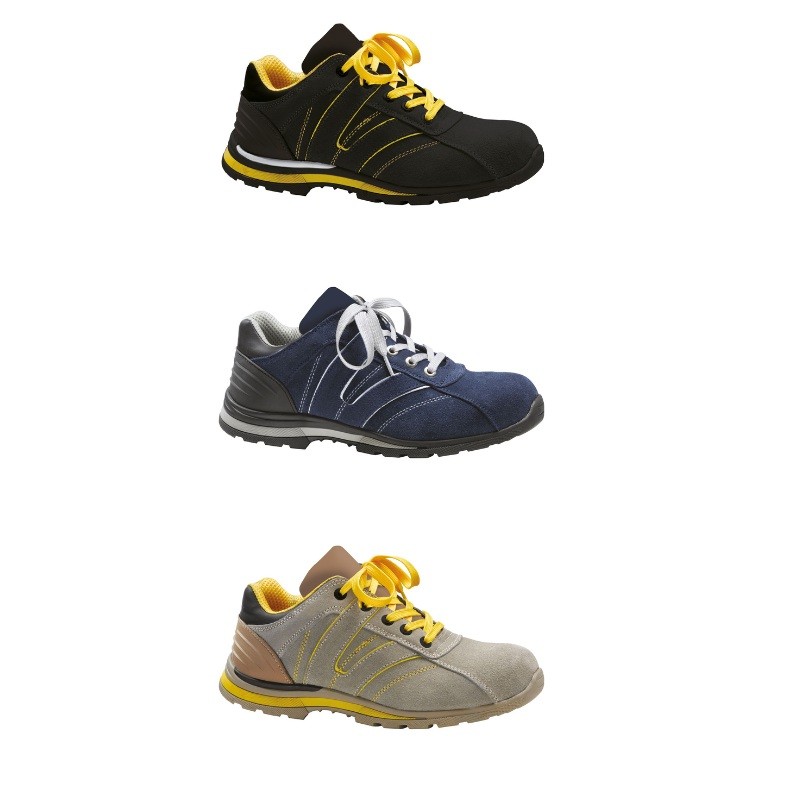 Scarpe Antinfortunistiche Protettive Basse in Crosta Scamosciata S1P HRO SRC 510727 Neri