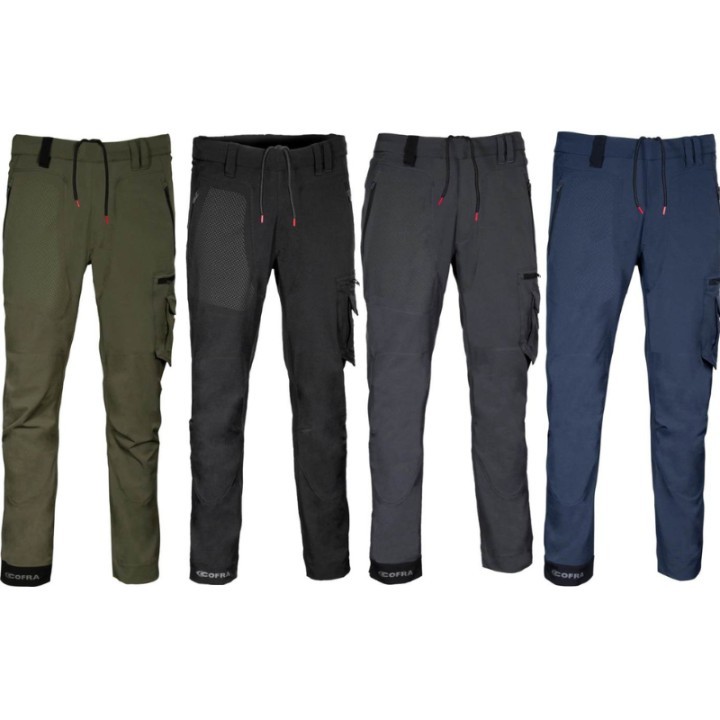 Pantaloni da Lavoro Cofra Multitasche Stretch Tipanuk V737