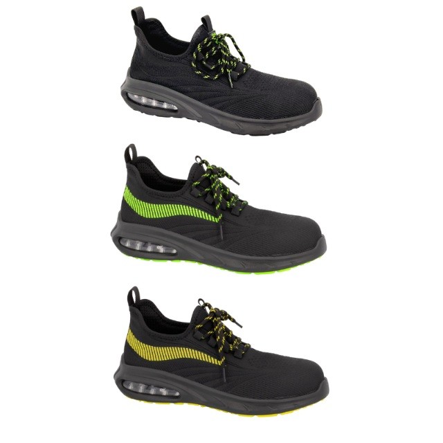 Scarpe Antinfortunistiche Basse Sportive in Tessuto Tecnico Knit S1P FO SR 510780 Neri