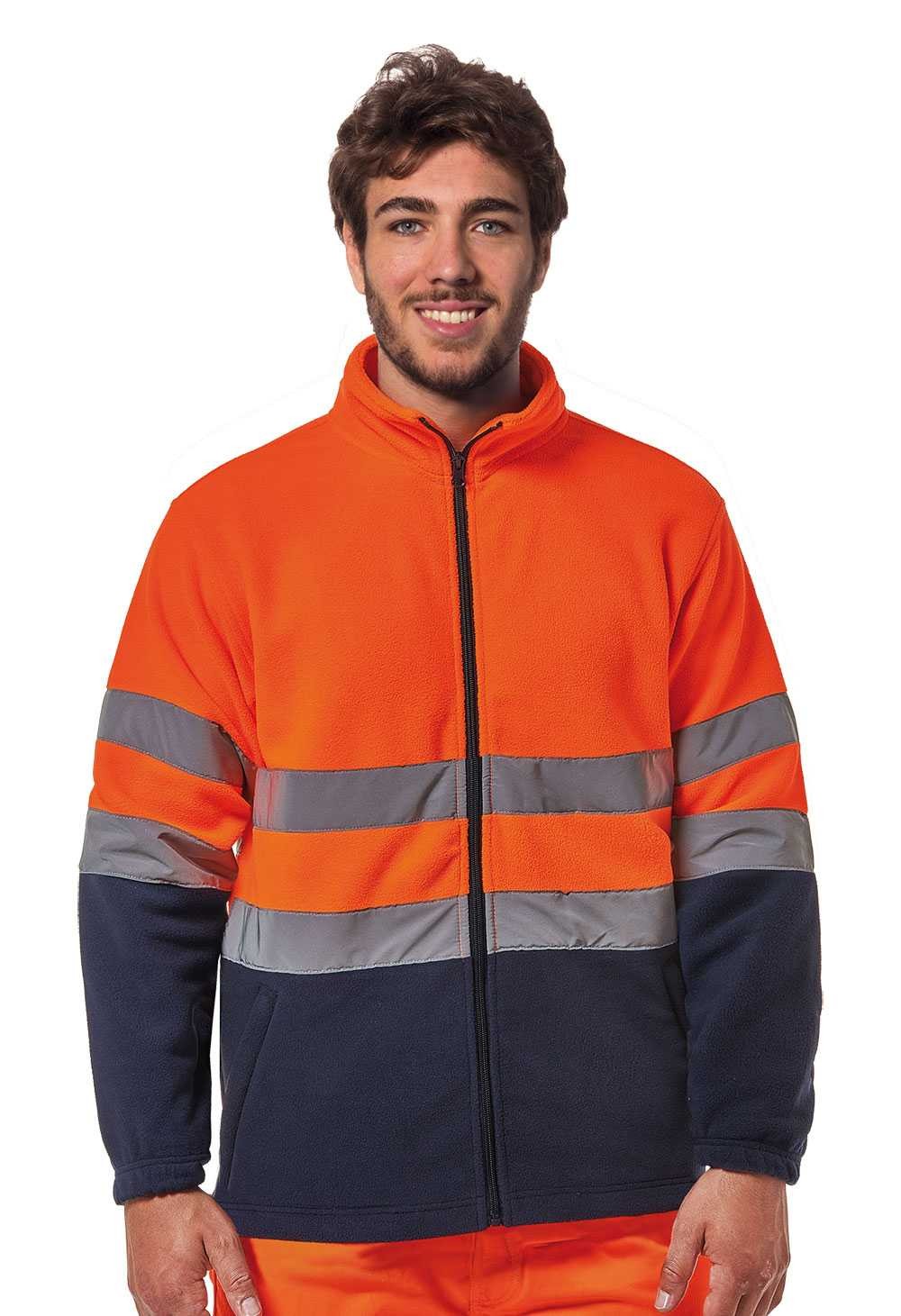Felpa da Lavoro Logica Alta Visibilità MUSCATHV/AB in Pile