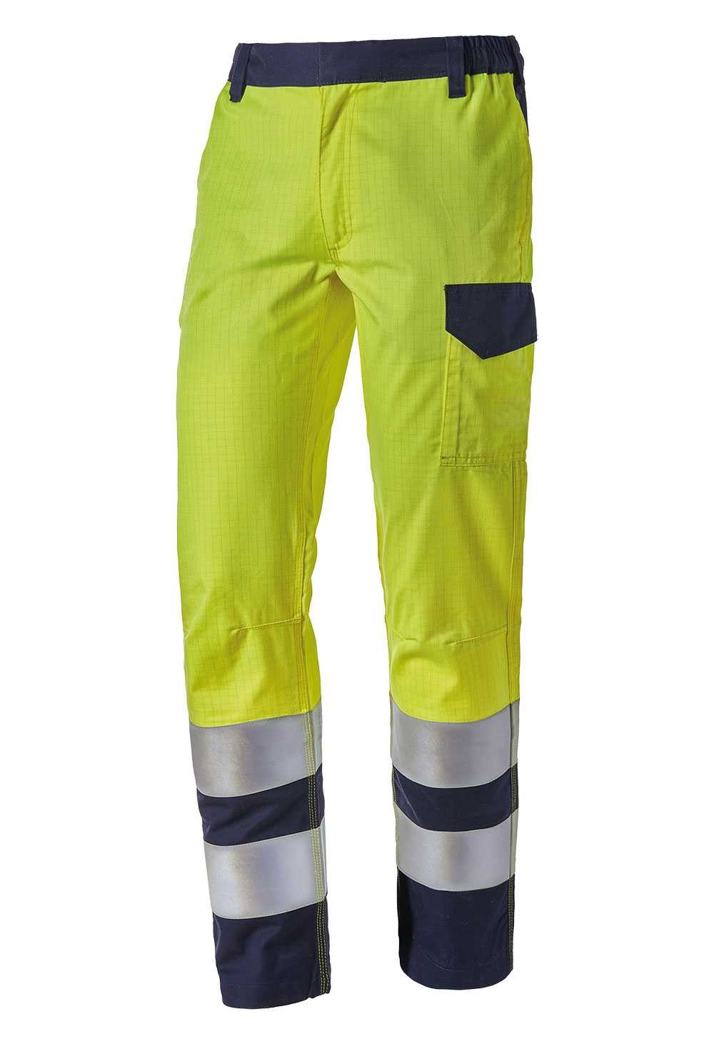Pantalone da Lavoro Logica Mp350hv Ignifugo Alta Visibilità Multitasche