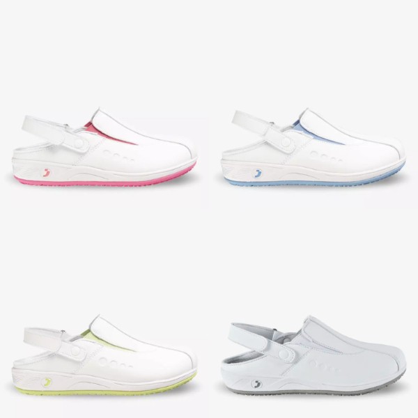 Fuori tutto - Scarpe Safety Jogger Carinne OB ESD A SRC E Numero 37 Colore Bianco Fuxia