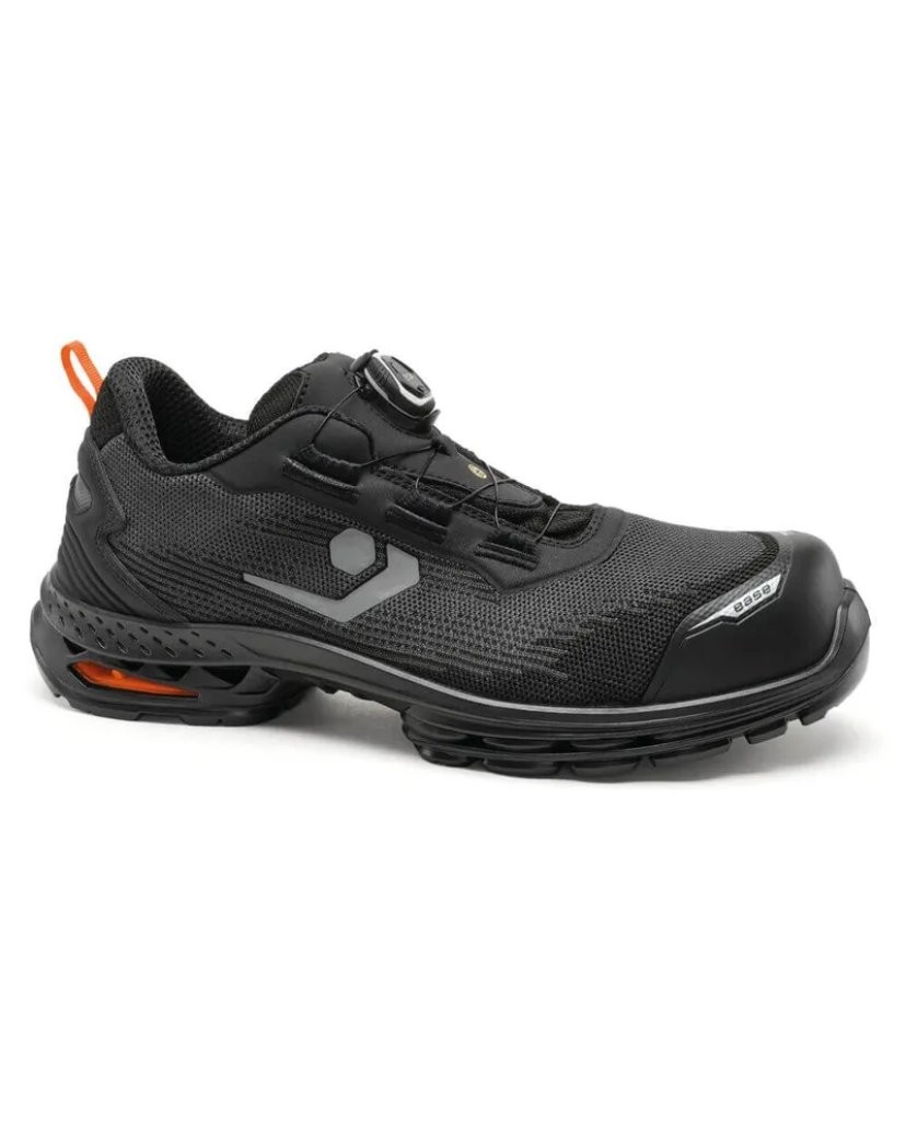 Scarpe Antinfortunistiche Base Manchester Basse Con Chiusura a Boa S3S ESD LG SC FO SR B1731A