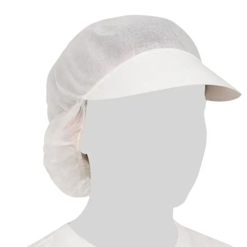 100 pezzi - Cappellino Monouso Reflexx Con Visiera SCW40