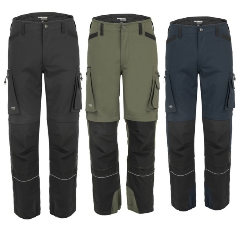 Pantaloni da Lavoro Rossini Flexy Zip-Off Stretch Multitasche A00540