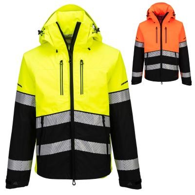 Fuori tutto - Giacca da Lavoro Portwest Alta Visibilità EV465 Multitasche Softshell Taglia XL Colore Nero Giallo