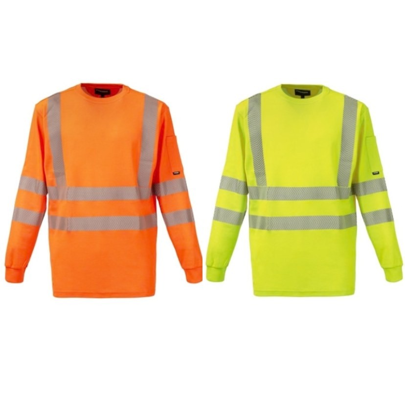 T-Shirt da Lavoro Rossini Glow Hi-Vis Altà Visibilità a Manica Lunga HH269