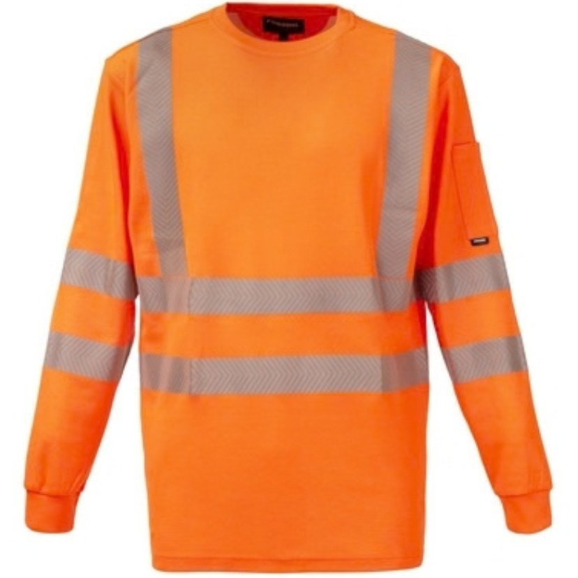 T-Shirt da Lavoro Rossini Glow Hi-Vis Altà Visibilità a Manica Lunga HH269