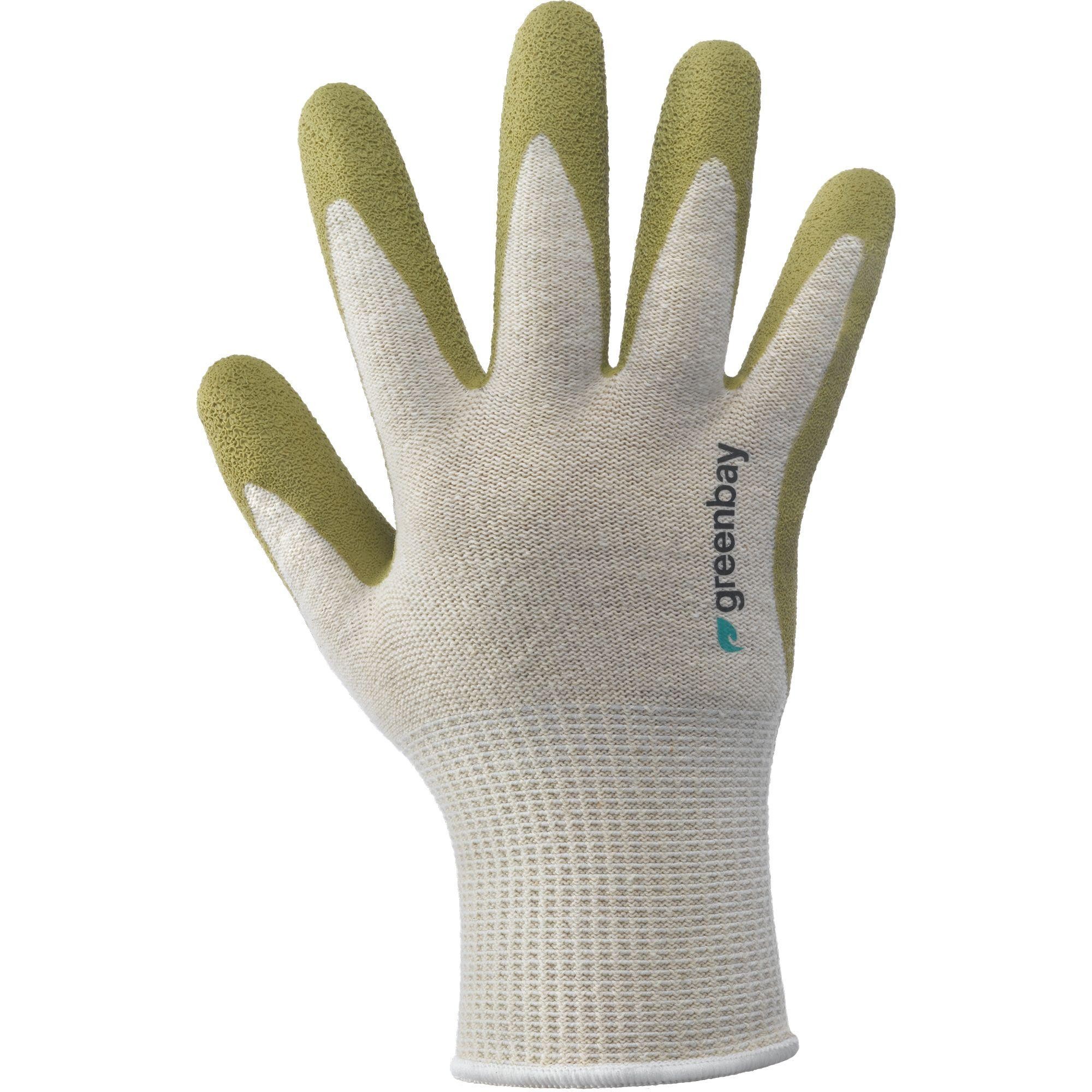 6 Paia - Guanti da Lavoro Planet Raw in Cotone/Poliestere con Spalmatura in Lattice Neri 355121