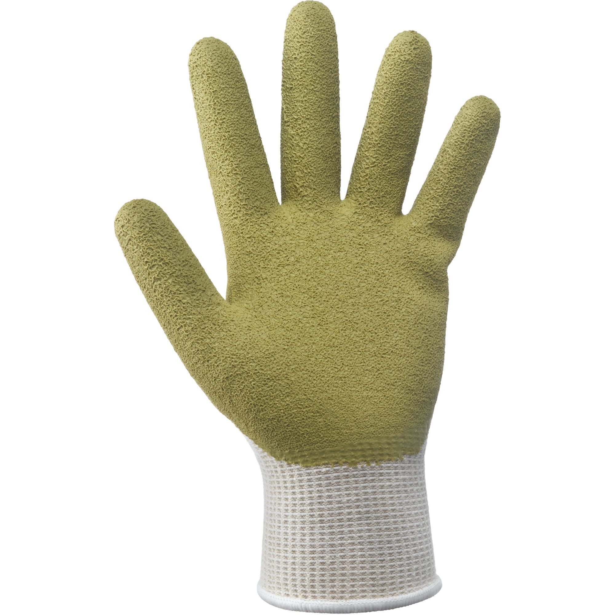 6 Paia - Guanti da Lavoro Planet Raw in Cotone/Poliestere con Spalmatura in Lattice Neri 355121