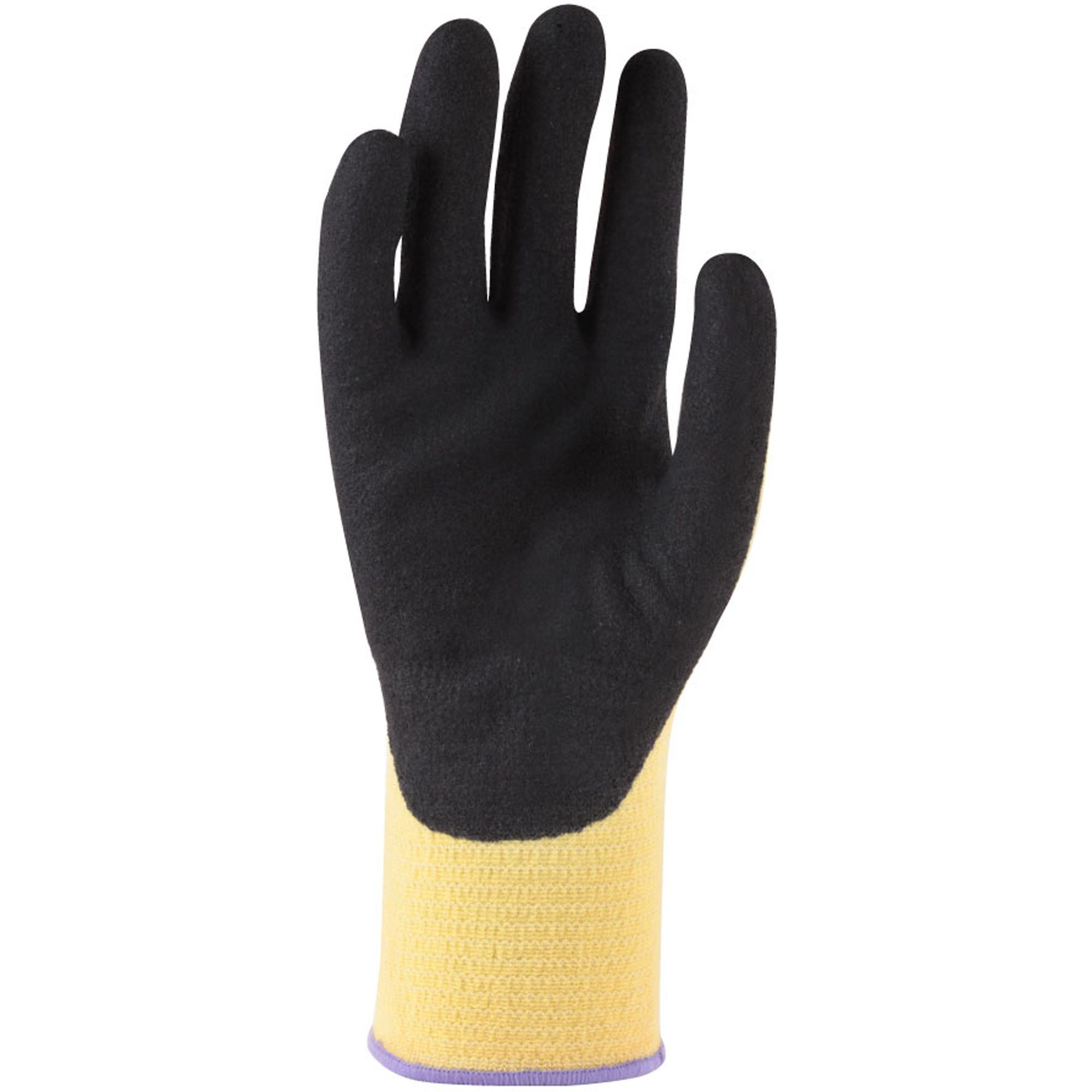 12 paia - Guanti da Lavoro Activgrip Advance Antitaglio in Kevlar e Fibre di Acciaio/Nitrile Neri 353141
