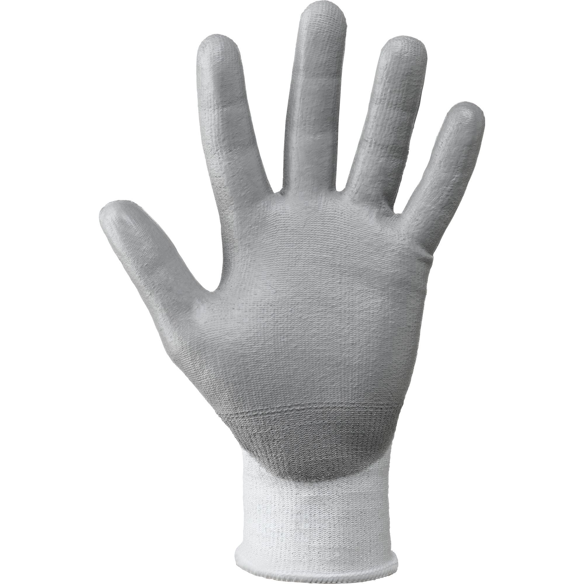 12 Paia - Guanti da Lavoro Antitaglio in Fibre Licra/Poliuretano Neri 337050