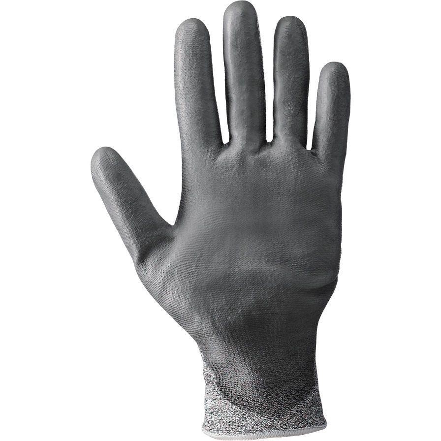 12 Paia - Guanti da Lavoro Antitaglio in Filato Spandex/Poliuretano Neri 337056