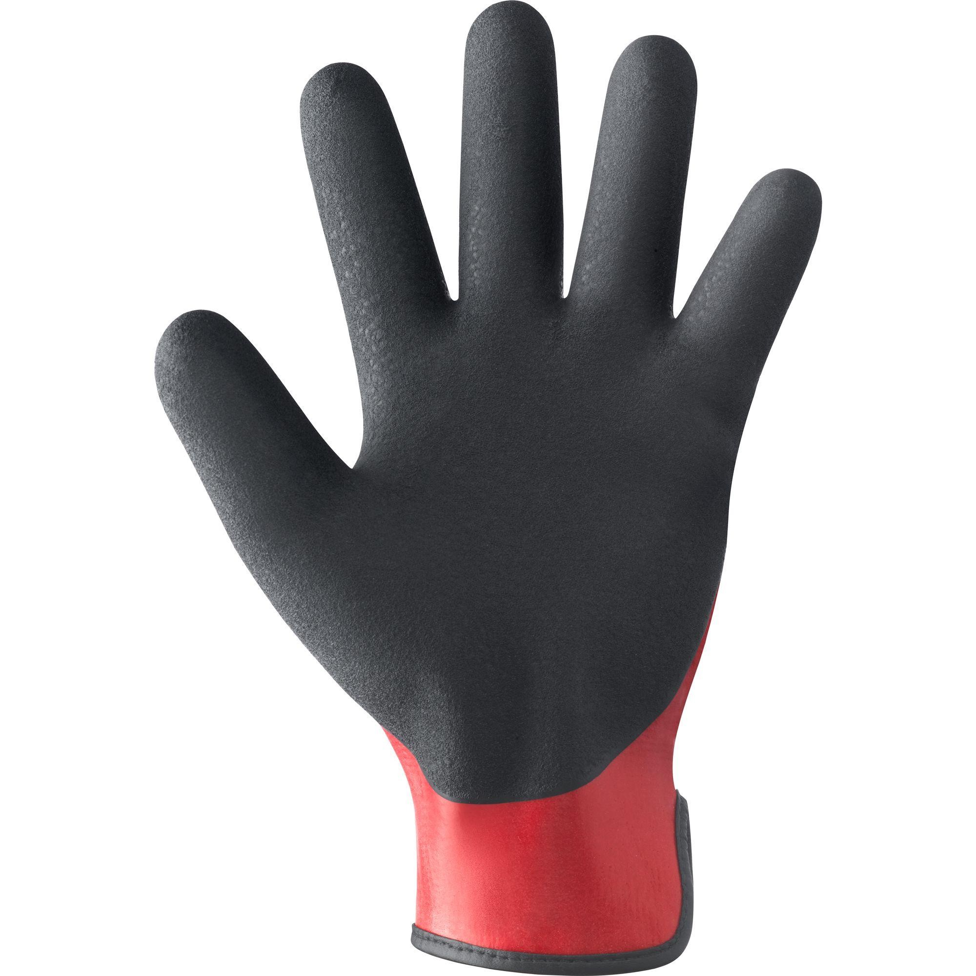 6 Paia - Guanti da Lavoro Cold Tek in Acrilico - Poliestere/Lattice Neri 355163