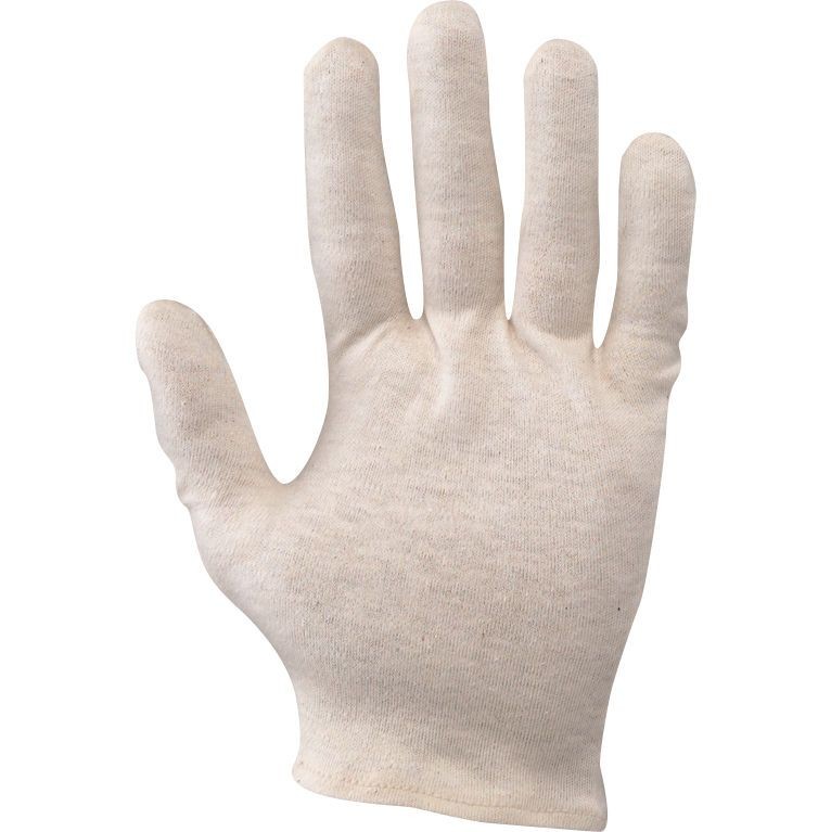 12 Paia - Guanti da Lavoro in Cotone Neri 335010