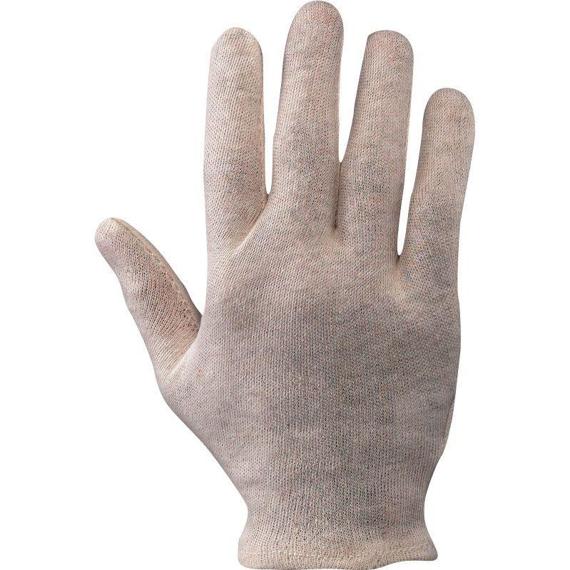 12 Paia - Guanti da Lavoro in Cotone Neri 335016