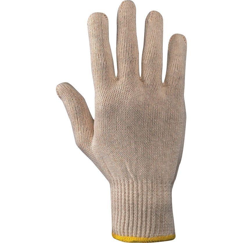 12 Paia - Guanti da Lavoro in Cotone 100% Neri 335030