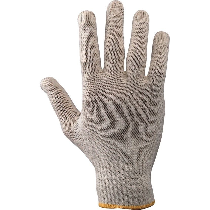 12 Paia - Guanti da Lavoro in Cotone 100% Neri 335034