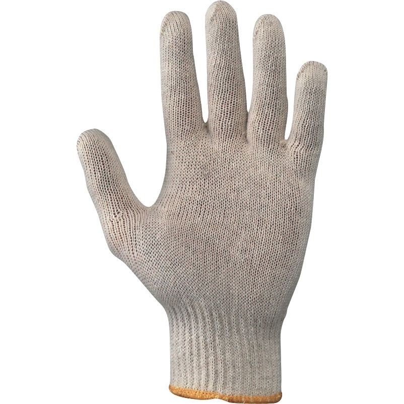 12 Paia - Guanti da Lavoro in Cotone 100% Neri 335034