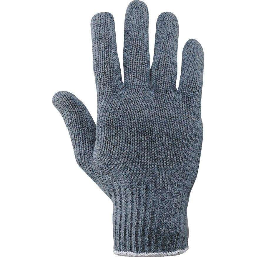 12 Paia - Guanti da Lavoro in Cotone 100% Neri 335040