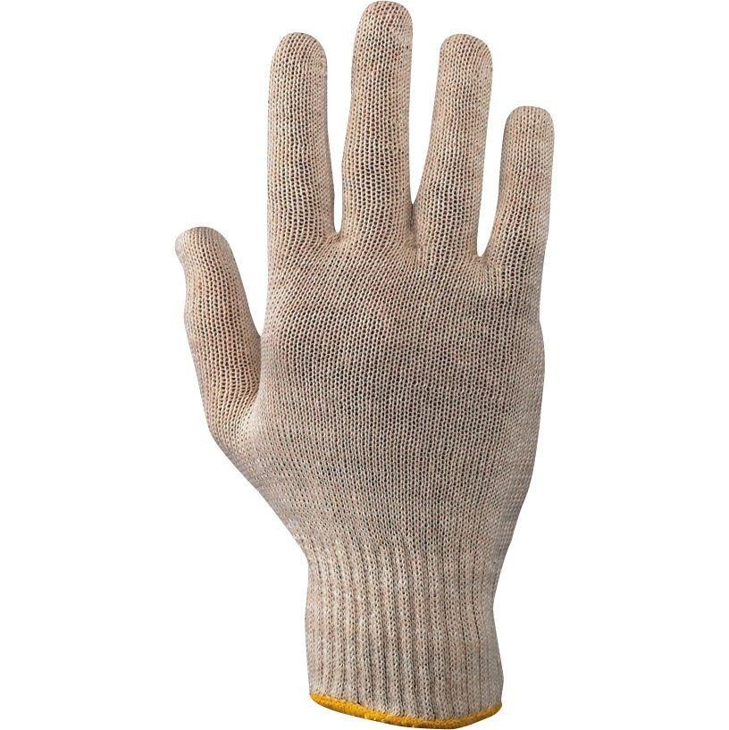 12 Paia - Guanti da Lavoro in Cotone 100% in Filo PK Neri 335037