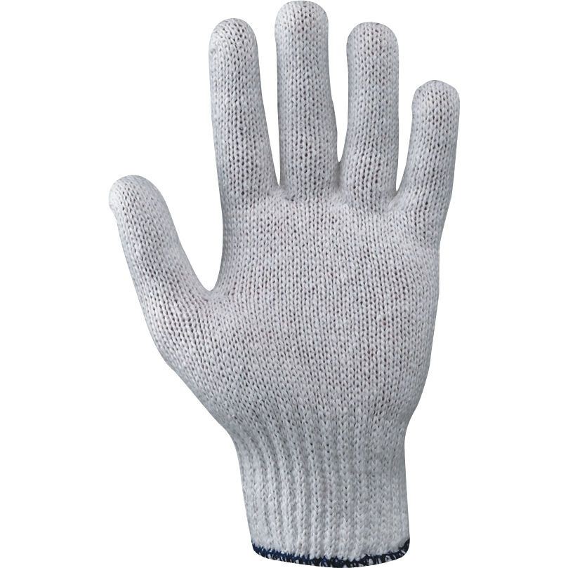 12 Paia - Guanti da Lavoro in Cotone/Poliestere Neri 337012