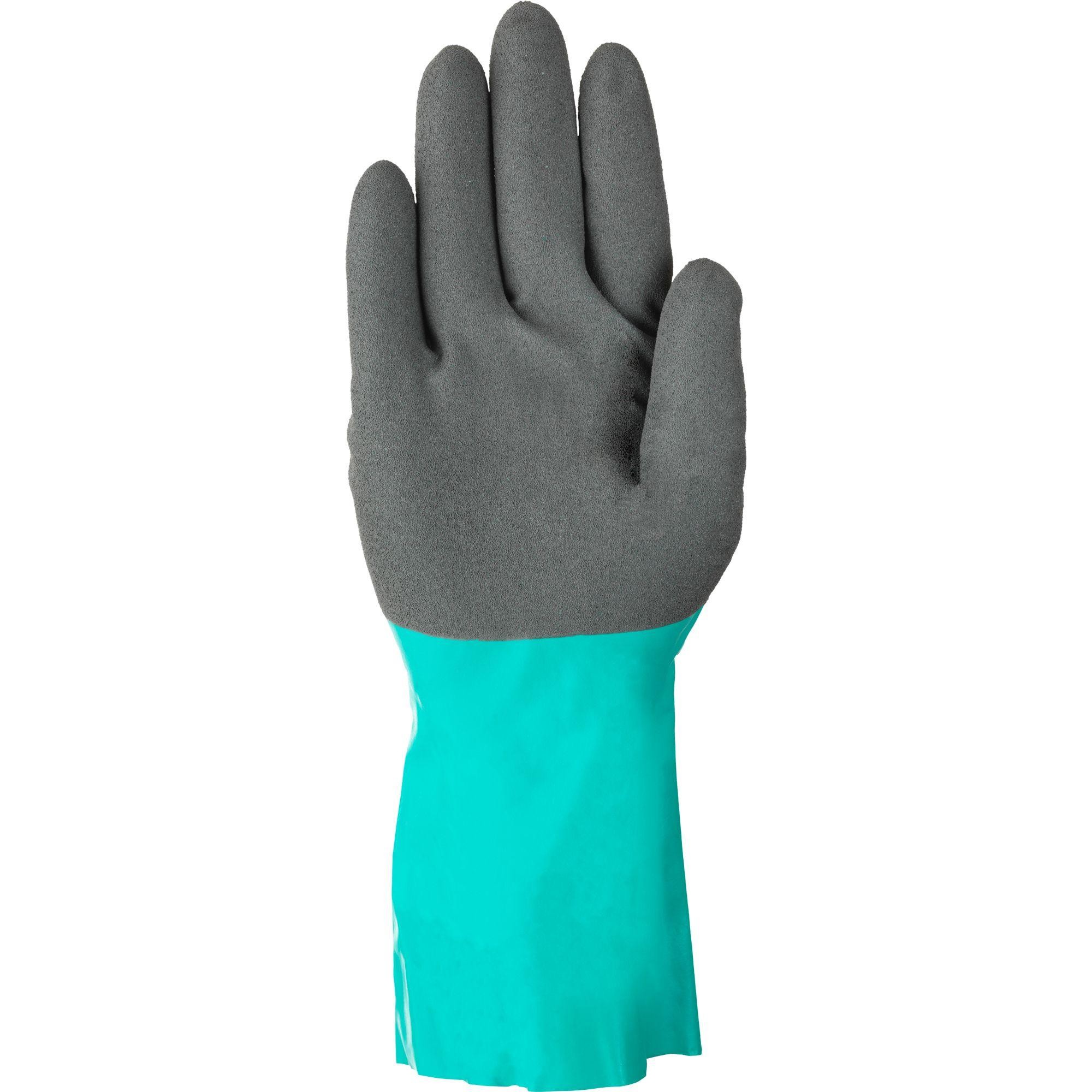 12 Paia - Guanti da Lavoro Ansell Alphatec in Nitrile Neri 340013