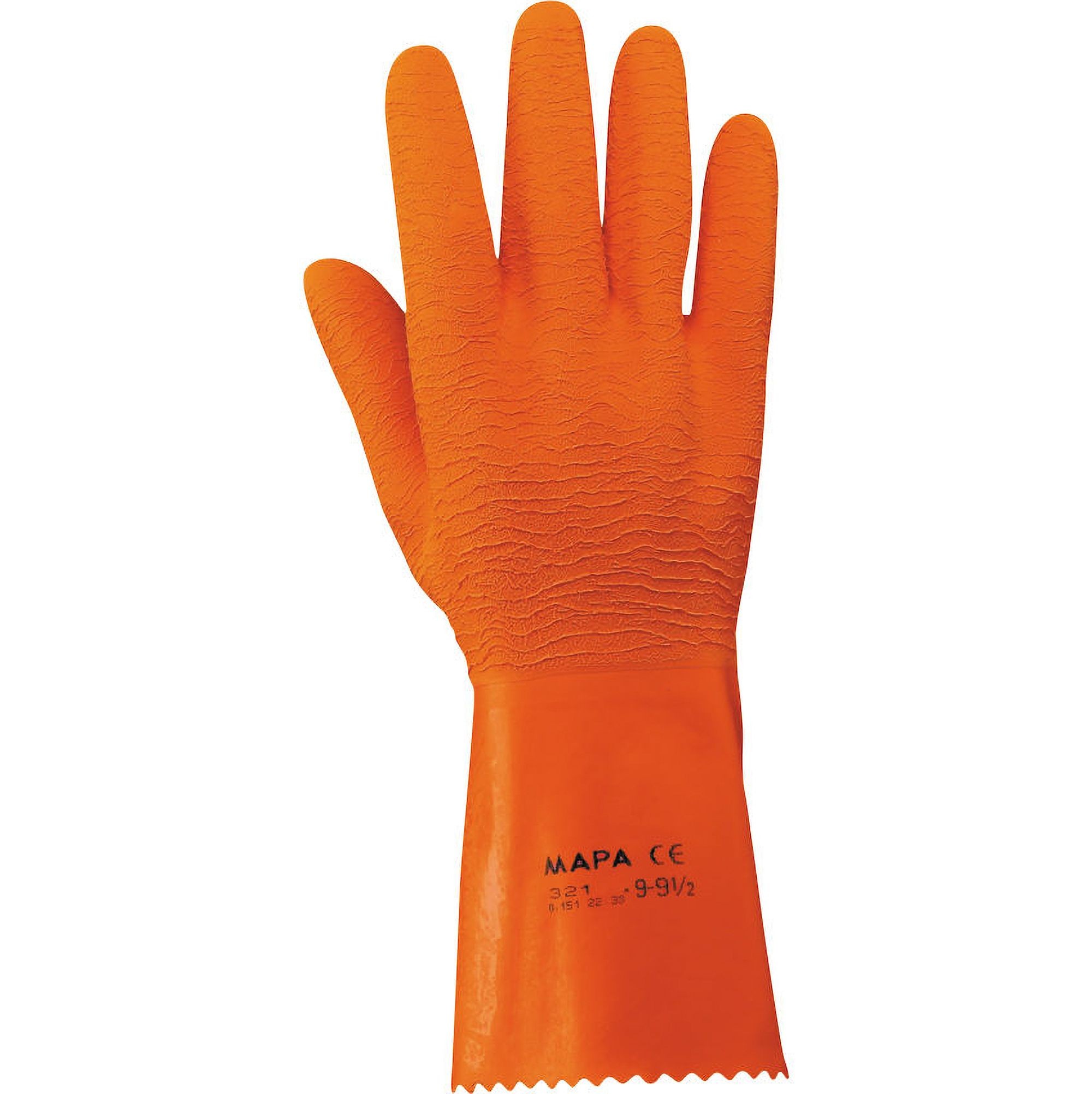 5 Paia - Guanti da Lavoro Harpon 321 in Lattice Naturale Neri 355042