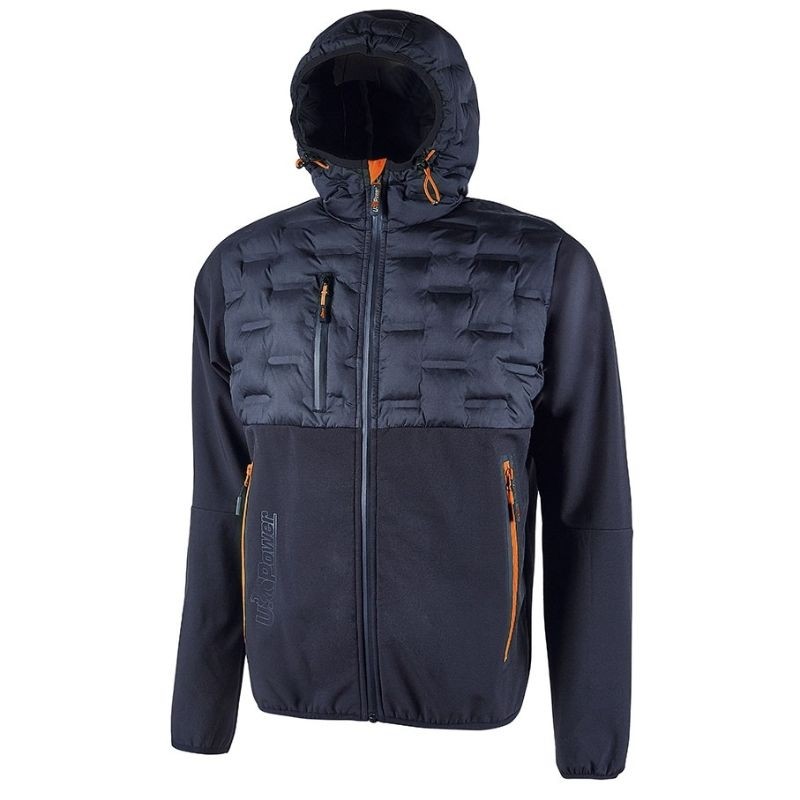 Giacca da Lavoro Softshell Stretch Elasticizzata U-Power Spock FU213DB Colore DEEP BLUE