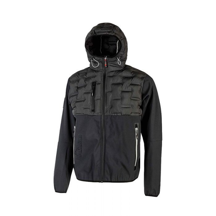 Giacca da Lavoro Softshell Stretch Elasticizzata U-Power Spock FU213DB Colore DEEP BLUE