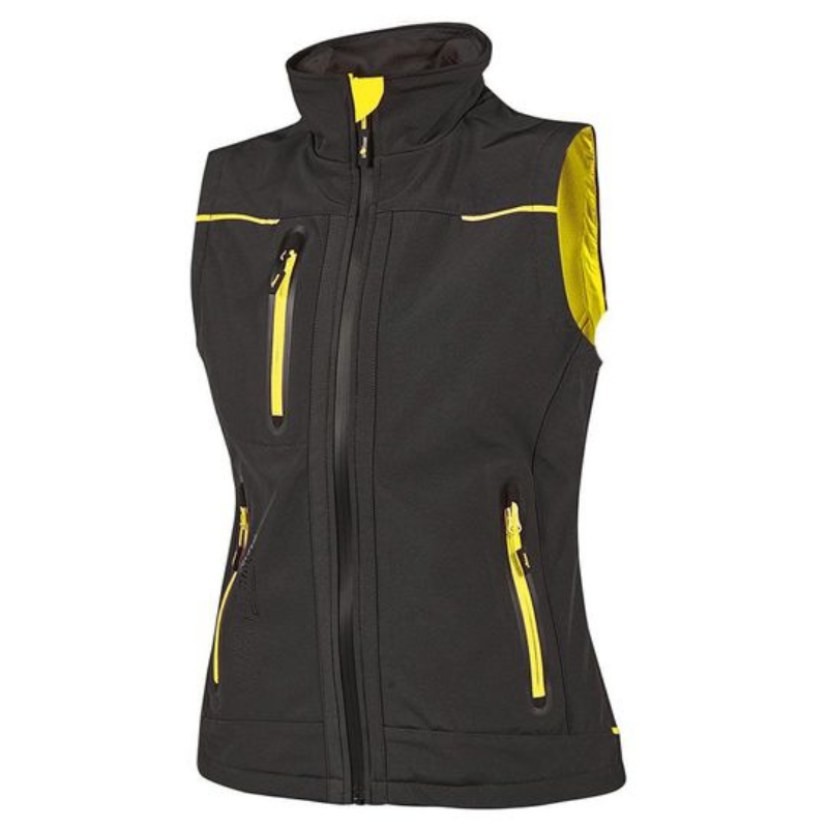 Gilet da Lavoro U-power Universe Lady da Donna Multitasche Softshell Stretch WFU260BC