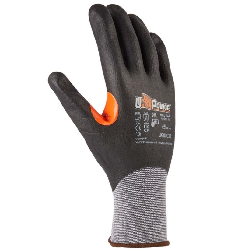 12 Paia - Guanti da Lavoro U-power Slicker GBG00033