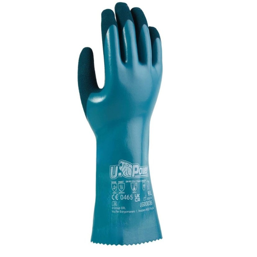 12 Paia - Guanti da Lavoro U-power Cutty Cat.3 GUG00036
