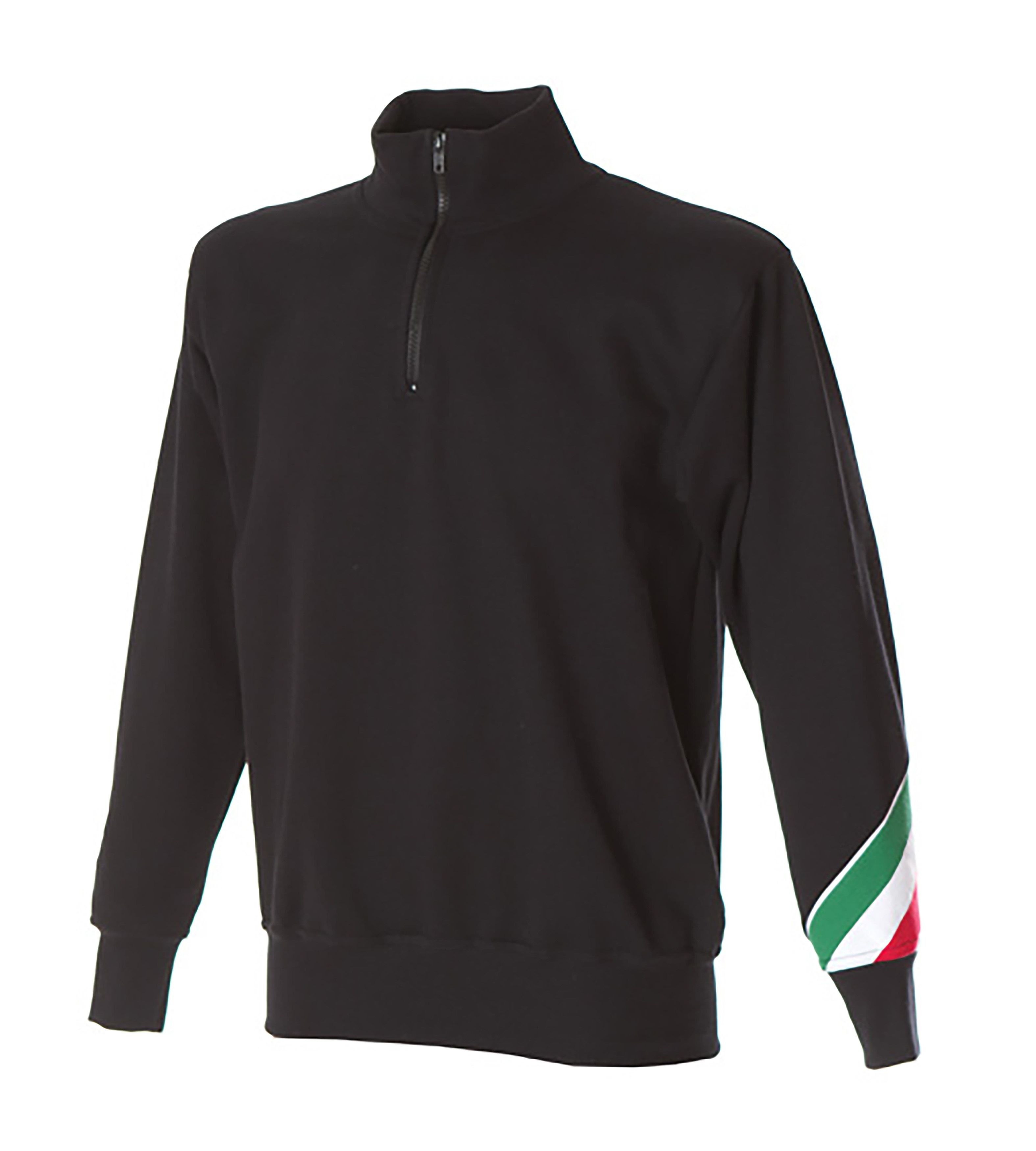 Felpa mezza zip JAMESROSS-TRENTO