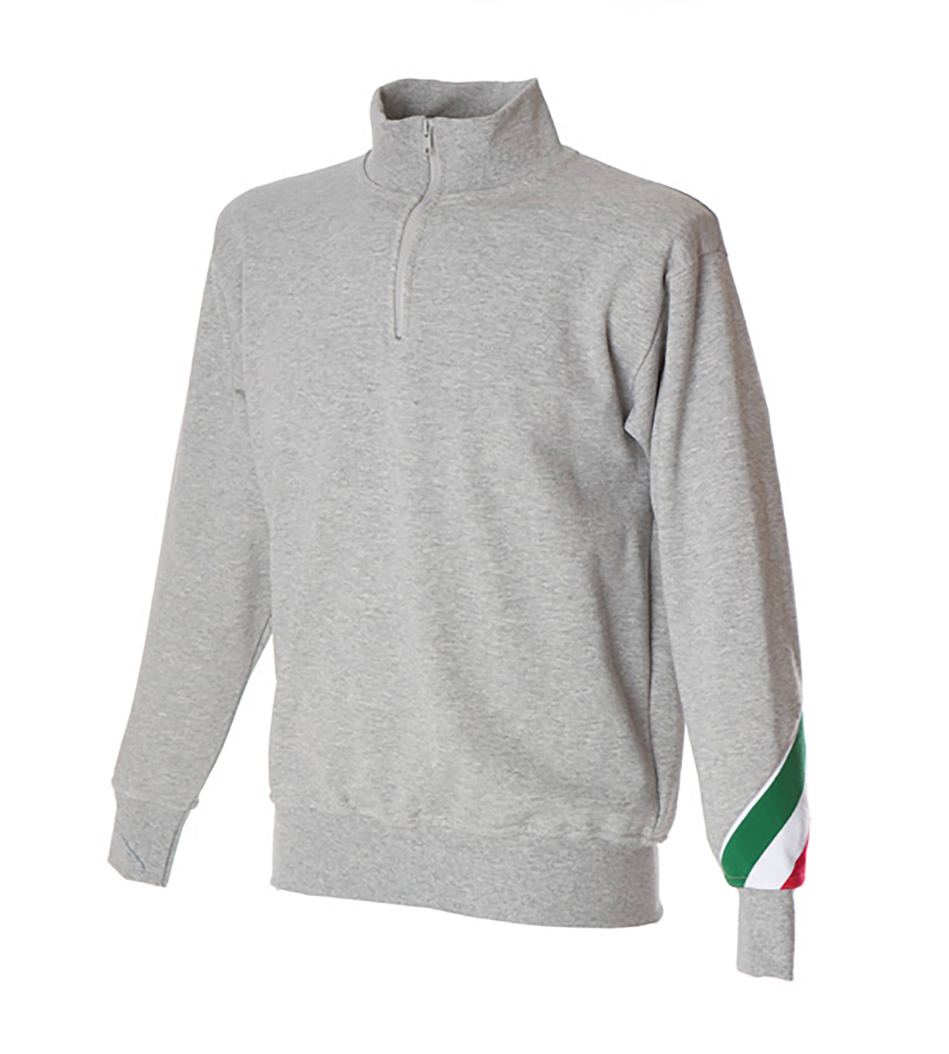 Felpa mezza zip JAMESROSS-TRENTO