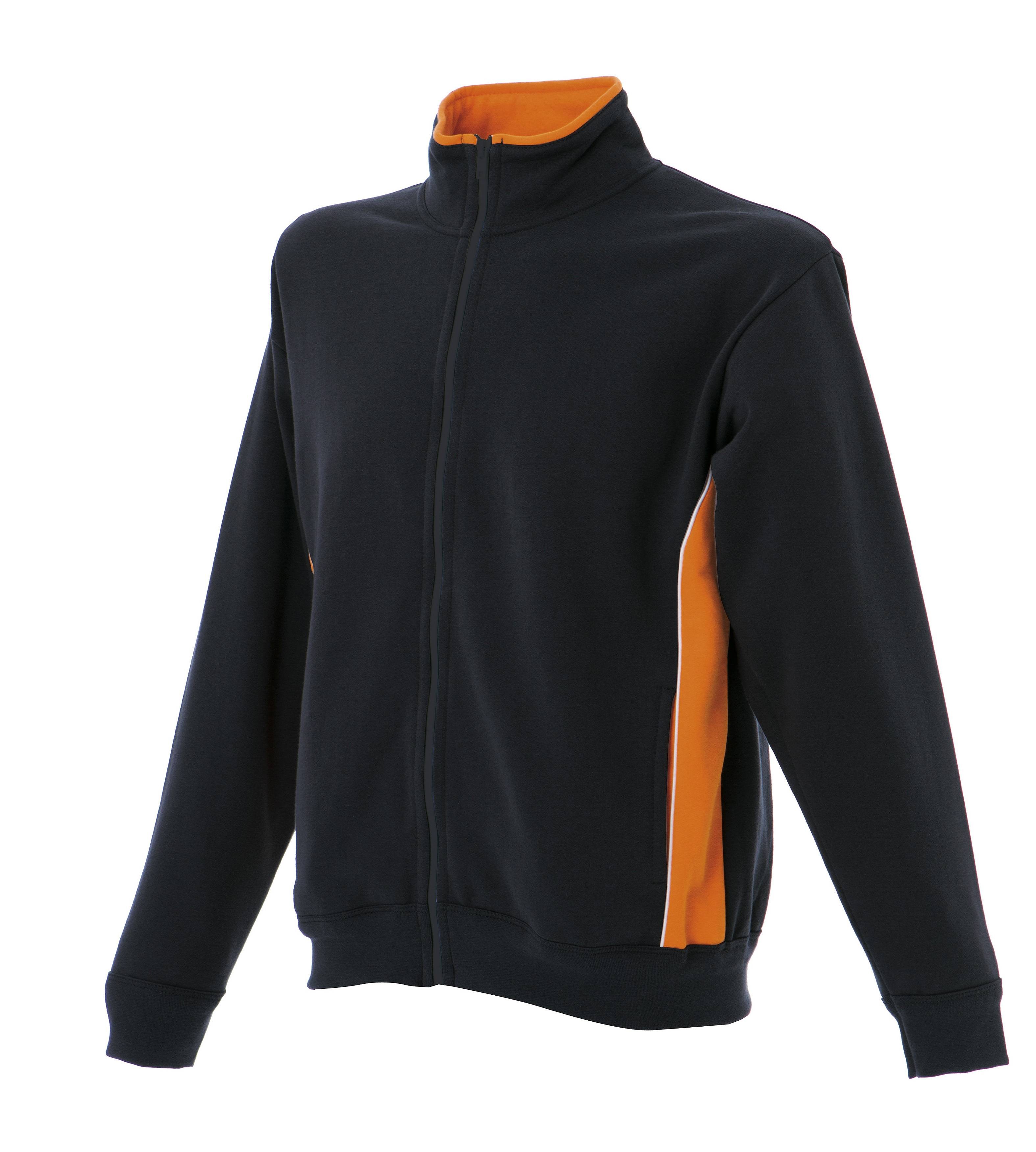 Felpa con zip completa JAMESROSS-CAGLIARI