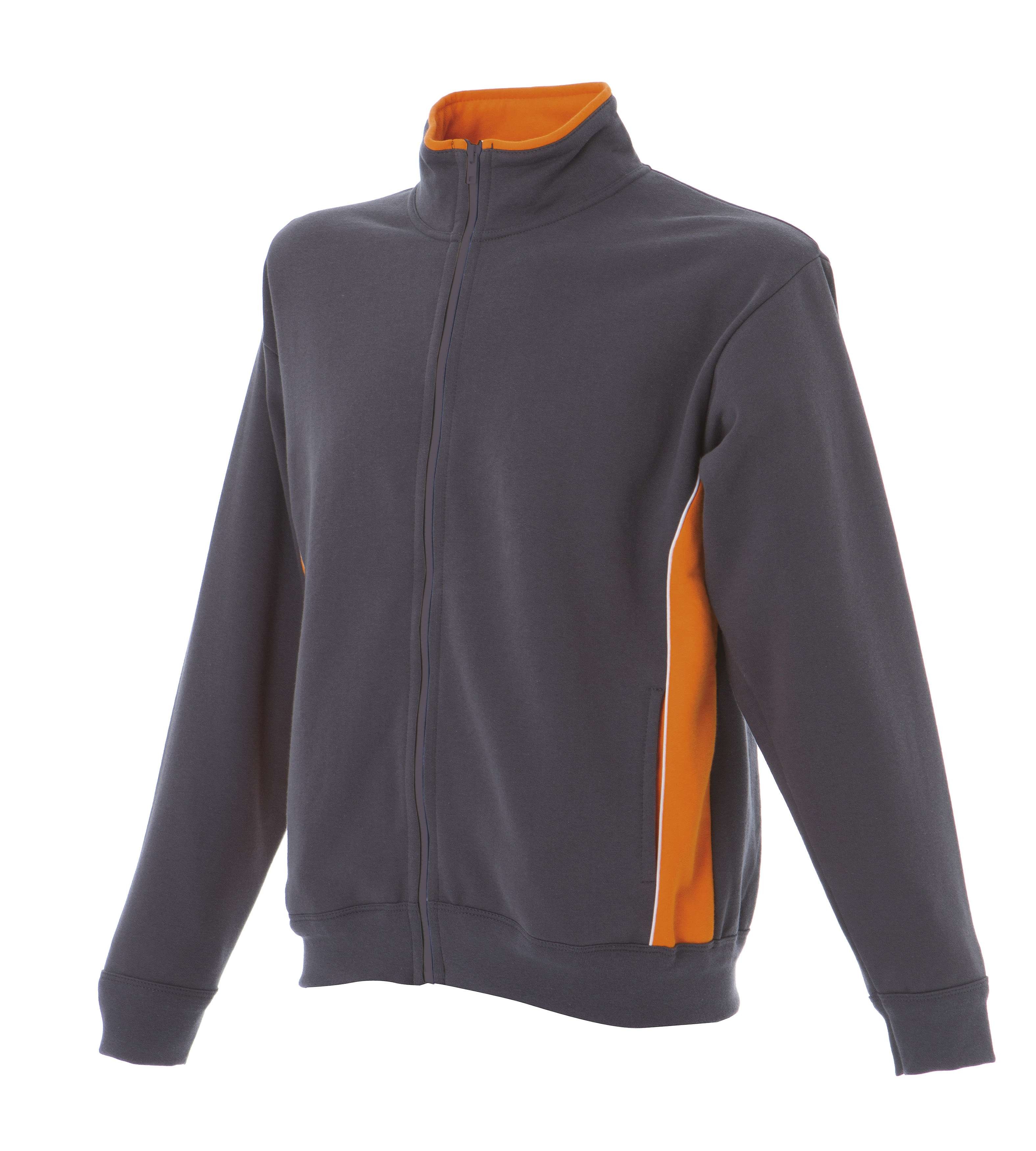 Felpa con zip completa JAMESROSS-CAGLIARI