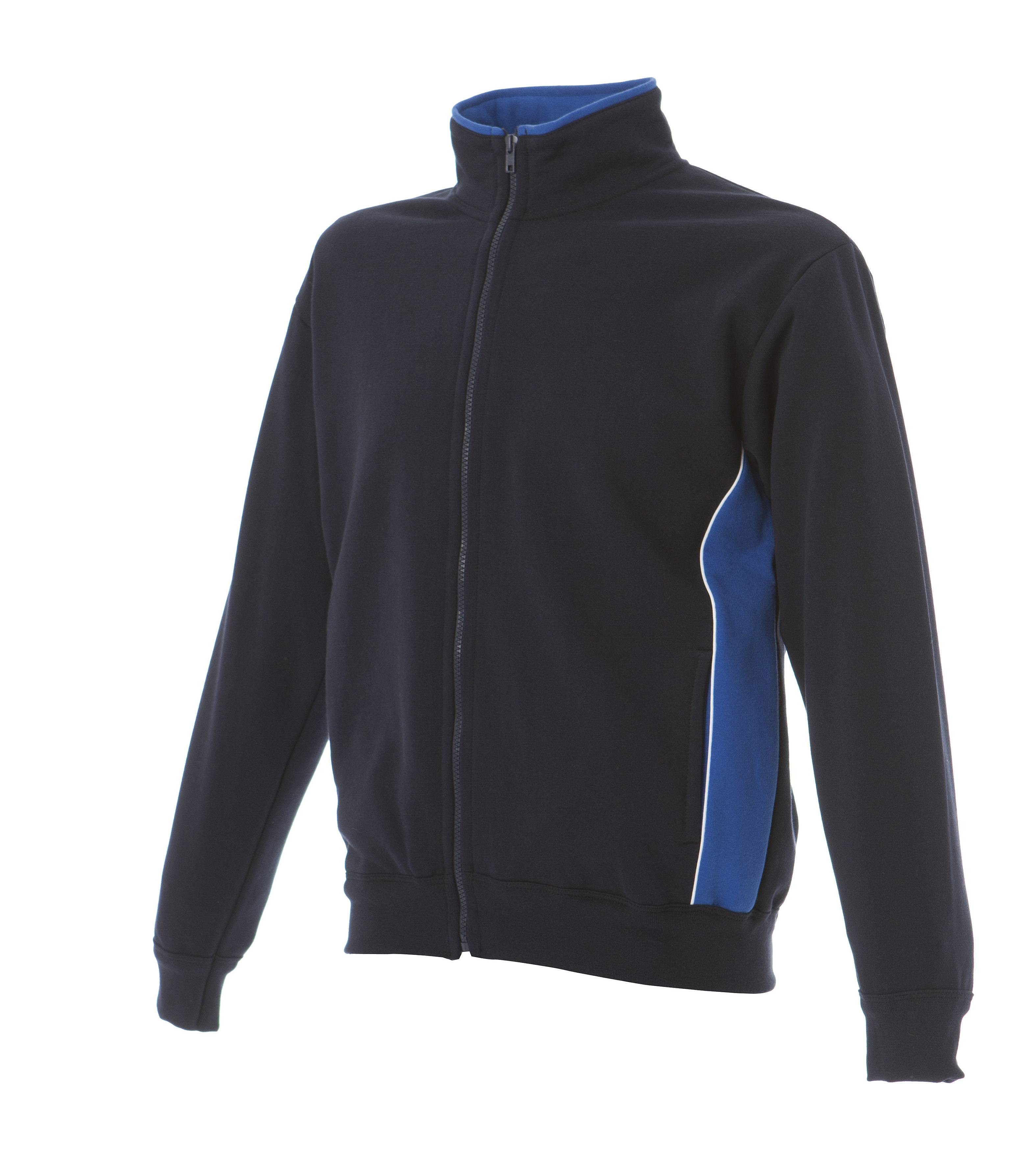 Felpa con zip completa JAMESROSS-CAGLIARI